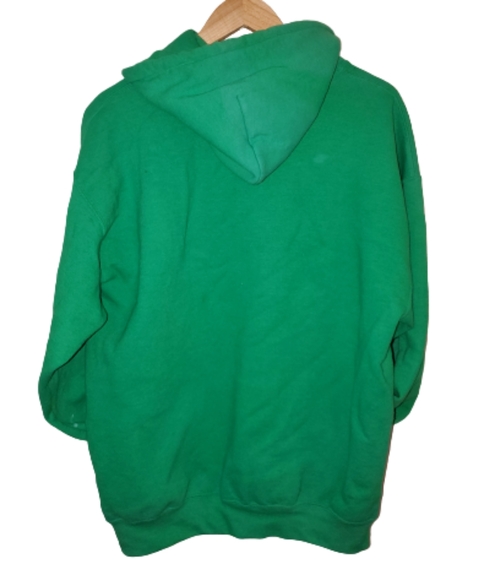 Shut Up & FISH! Mens Fishing Hoodie Green Blue L - Picture 7 of 8